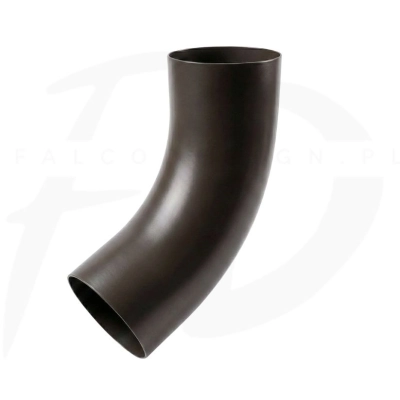 Kolano rury stal Inguri ⌀ 87 kolor brązowy ciemny